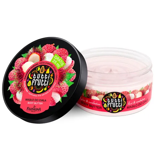 Tutti Frutti Masło do ciała `Liczi i Rambutan` (nowa wersja)