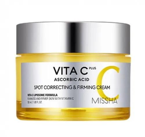 Missha Vita C Plus, Spot Correcting & Firming Cream (Ujędrniająco-rozjaśniający krem)