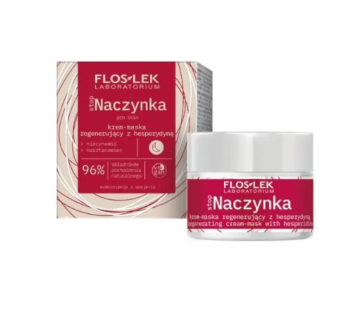 Floslek stopNaczynka, Krem-maska regenerujący z hesperydyną na noc
