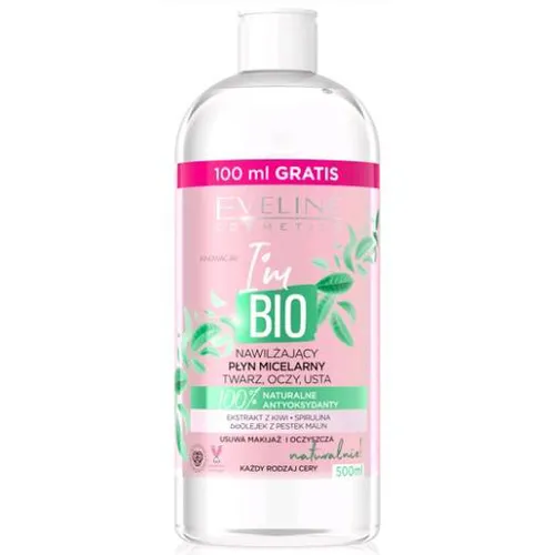 Eveline Cosmetics I'm Bio, Nawilżający płyn micelarny