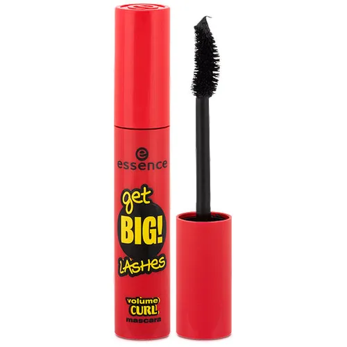 Essence Get BIG Lashes, Volume Curl Mascara (nowa wersja) (Tusz do rzęs pogrubiający i podkręcający)