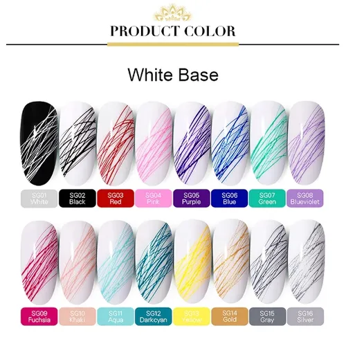 Born Pretty Drawing Soak Off Gel Nail Polish (Żelowy lakier do zdobień) - 2