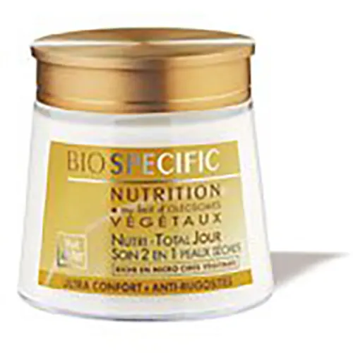 Yves Rocher Bio Spécific Nutrition, Nutri-Total Jour Soin 2 en 1 Peaux Sèches (Krem na dzień do skóry suchej)