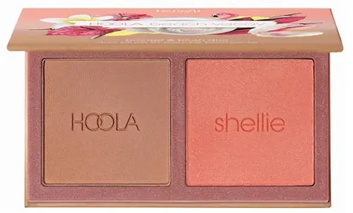 BeneFit Hoola & WanderFul World Face Palette Beach Vacay (Paleta do twarzy z bronzerem i różem)