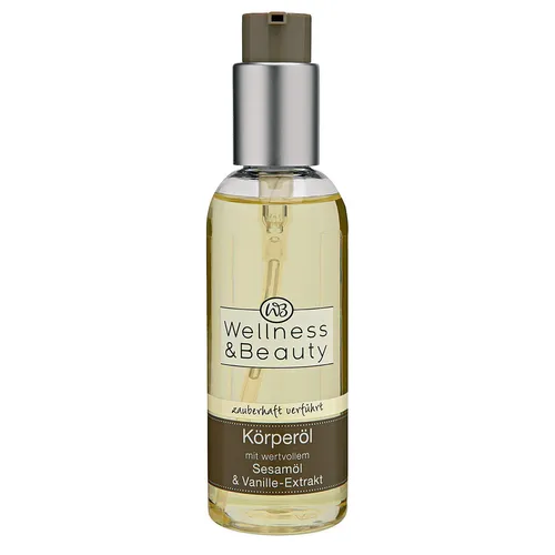 Wellness & Beauty Körperöl Sesamöl & Vanille-Extrakt (Olejek do ciała `Olej sezamowy i wanilia`)