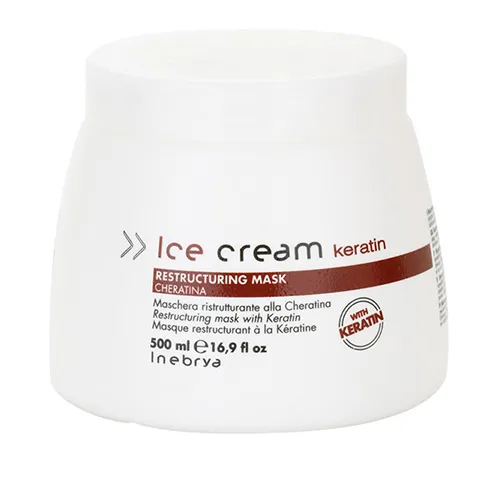 Inebrya Ice Cream, Keratin Mask (Maska restrukturyzująca z keratyną)
