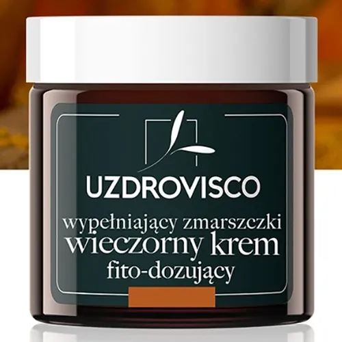 Uzdrovisco Wypełniający zmarszczki wieczorny krem fito-dozujący
