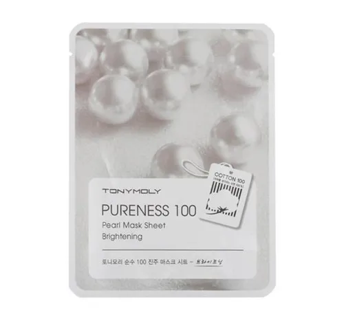 Tony Moly Pureness 100, Pearl Brightening Sheet Mask (Maska w płachcie)