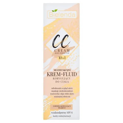 Bielenda CC 10 w 1, Multifunkcyjny krem-fluid korygujący do ciała SPF6