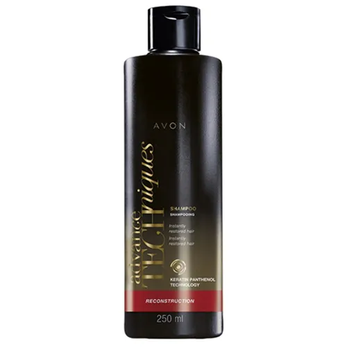 Avon Advance Techniques, Reconstruction Shampoo (Szampon do włosów `Rekonstrukcja i błyskawiczna odbudowa włosa` [`Regeneracja`]) - 4
