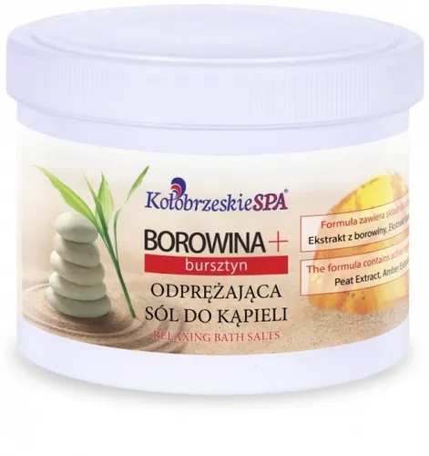 Kołobrzeskie SPA Odprężająca sól do kąpieli Borowina+ bursztyn