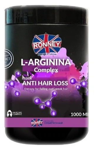 Ronney L-Arginina Complex, Professional Anti Hair Loss Mask (Maska do włosów słabych i nadmiernie wypadających)