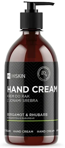 Hiskin Krem do rąk z jonami srebra `Bergamotka i rabarbar`
