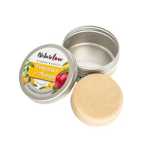 Naturolove Szampon w kostce Pokrzywa z Mango