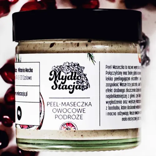 Mydło Stacja Peel-maseczka `Owocowe podróże`
