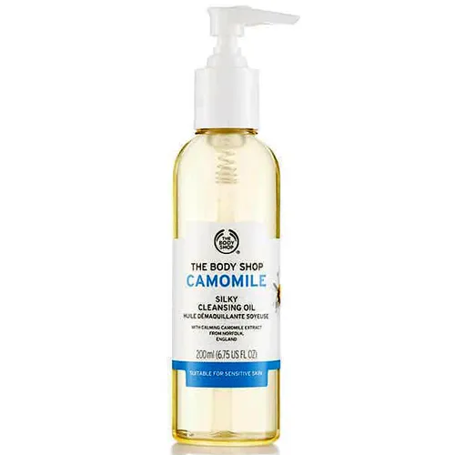 The Body Shop Camomile, Silky Cleansing Oil (Olejek rumiankowy do demakijażu twarzy)