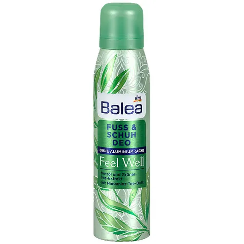 Balea Fuß & Schuh Deo Feel Well (Odświeżający deozodorant do stóp i butów)