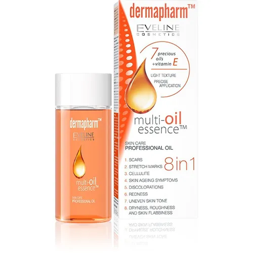 Eveline Cosmetics Dermapharm, Multi - Oil Essence (Profesjonalny olejek do pielęgnacji skóry 8 w 1)