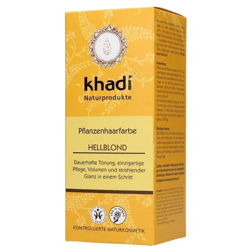 Khadi Herbal Hair Colour, Light Blond (Ziołowa farba do koloryzacji włosów `Jasny blond`) - 2