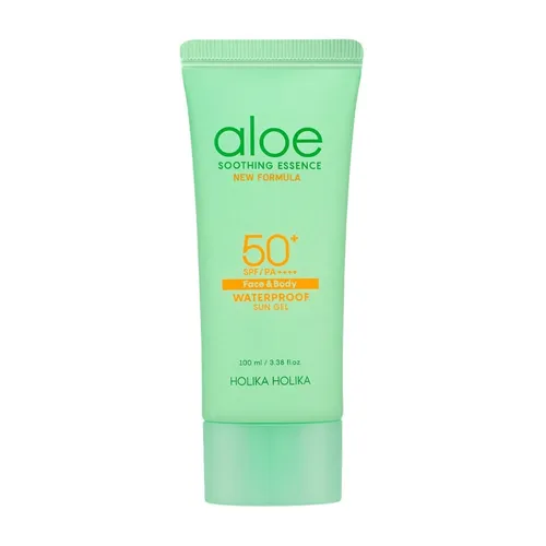 Holika Holika Aloe Soothing Essence New Formula SPF 50+/PA ++++ Waterproof Sun Cream (Wodoodporny krem przeciwsłoneczny do twarzy SPF50 PA++++ (nowa wersja))