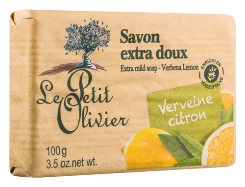 Le Petit Olivier Savon Extra Douces Verveine Citron (Delikatne mydło)