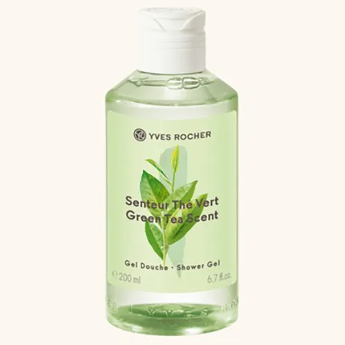 Yves Rocher Green Tea Scent, Shower Gel (Żel pod prysznic `Zielona herbata`)
