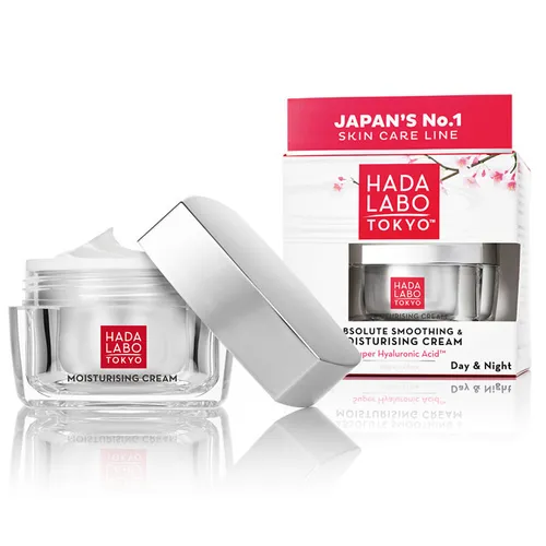 Hada Labo Tokyo Absolute Smoothing and Moisturising Cream (Krem nawilżająco-wygładzający na dzień i na noc)
