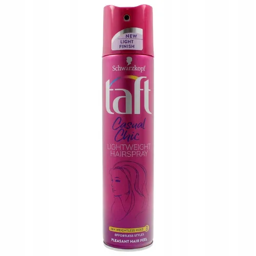 Schwarzkopf Taft Casual Chic, Lightweight Hairspray (Lakier do włosów)