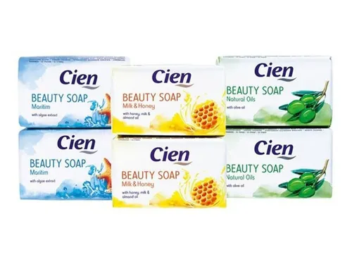 Cien Beauty Soap (Mydło toaletowe w kostce (różne rodzaje))