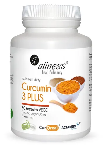 Aliness Curcumin 3 Plus, Suplement diety