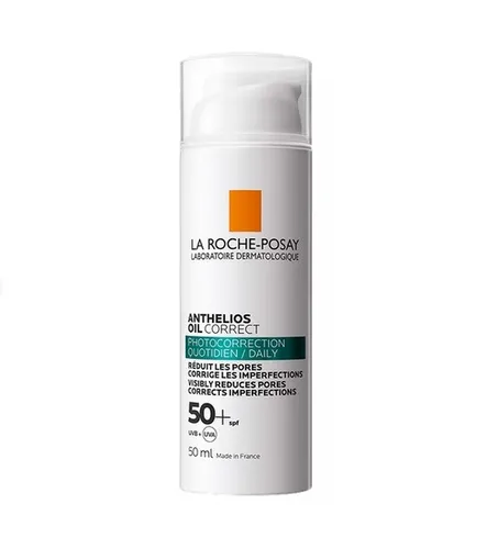 La Roche-Posay Anthelios, Oil Correct SPF 50+ (Matujący krem ochronny do twarzy)