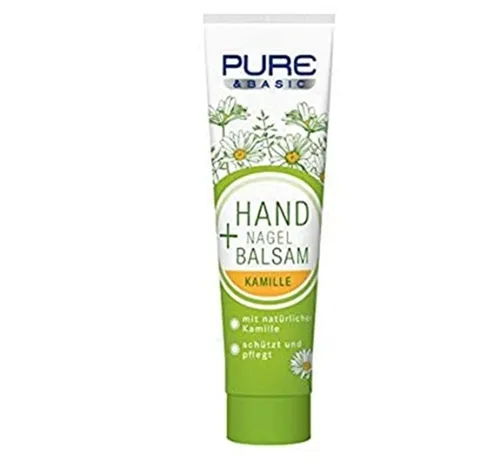 Pure & Basic Hand + Nagel Balsam Kamille (Krem do rąk i paznokci `Rumianek`)