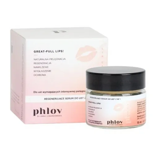 Phlov by Anna Lewandowska Great-Full Lips!, Regenerujące serum do ust 2w1