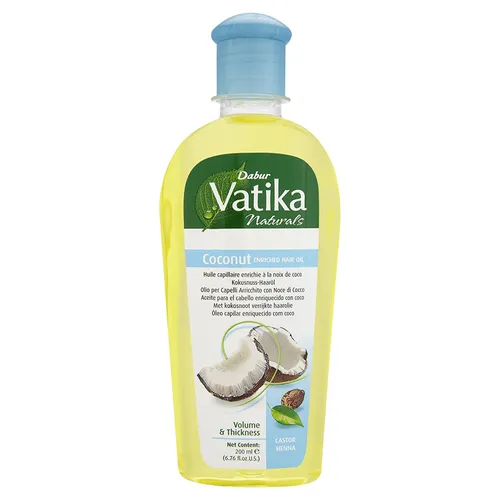 Dabur Vatika, Coconut Enriched Hair Oil (Olejek do włosów wzbogacony olejem kokosowym) - 2