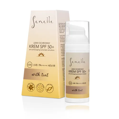 Senelle Lekki ochronny krem z pigmentem SPF50+ - 1