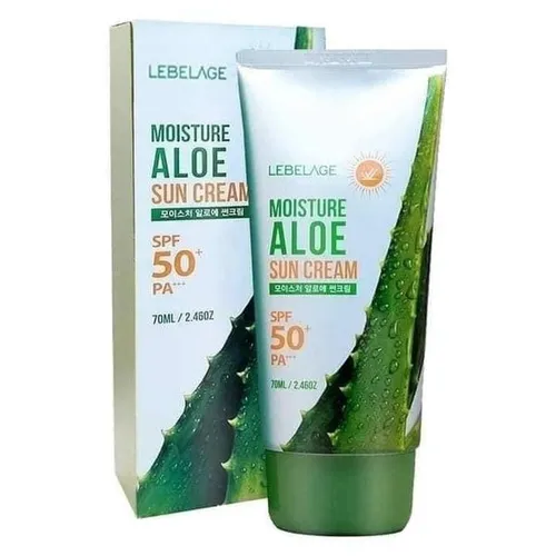Lebelage Moisture Aloe Sun Cream SPF50+PA+++ (Krem przeciwsłoneczny do twarzy)