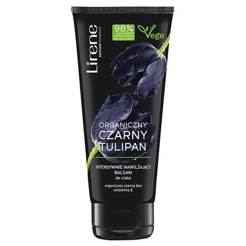 Lirene Dermoprogram Organiczny Czarny Tulipan, Intensywnie nawilżający balsam do ciała
