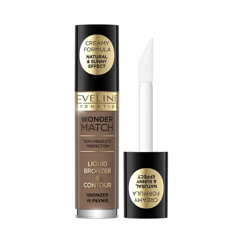 Eveline Cosmetics Wonder Match, Liquid Bronzer & Contour (Bronzer w płynie) - 2