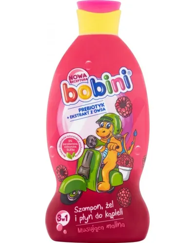 Bobini 3 w 1 Szampon, żel pod prysznic, płyn do kąpieli  ( różne rodzaje) (nowa wersja) - 2