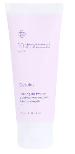 Nutridome Face, Peeling do twarzy z aktywnym węglem bambusowym `Detoks i oczyszczenie` - 2