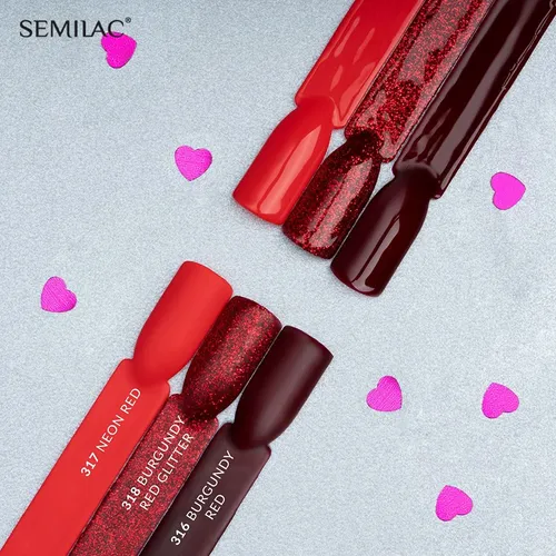 Semilac Valentine, UV Hybrid (Lakier hybrydowy) - 2