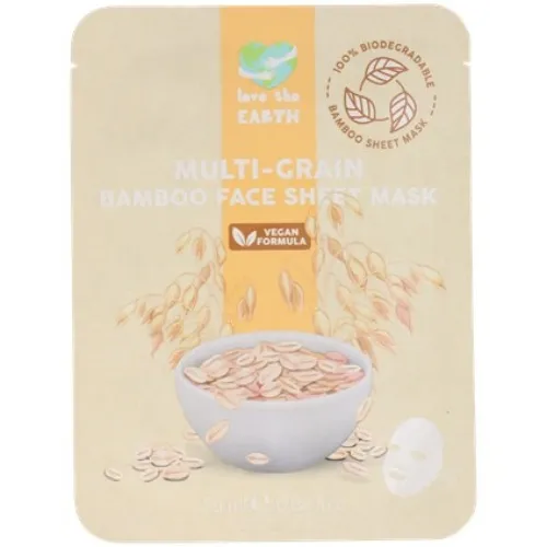 Action Multi- Grain Bamboo Face Sheet Mask (Bambusowa maseczka do twarzy z owsem)
