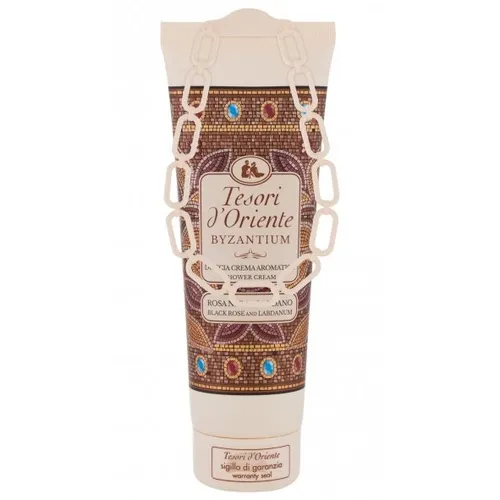 Tesori d'Oriente Byzantium Doccia Crema Aromatica Rosa Nera e Labdano (Kremowy żel pod prysznic o zapachu czarnej róży i labdanum)