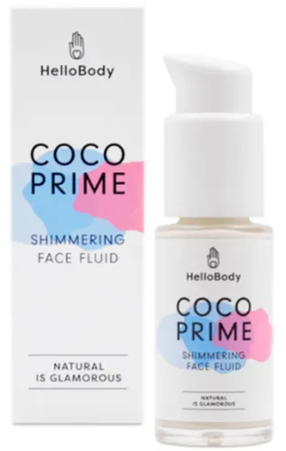HelloBody Coco Prime, Shimmering Face Fluid (Rozświetlająca baza pod makijaż)
