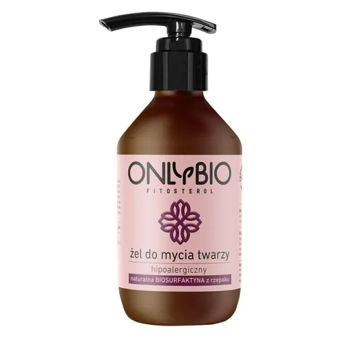 OnlyBio Fitosterol, Hipoalergiczny żel do mycia twarzy