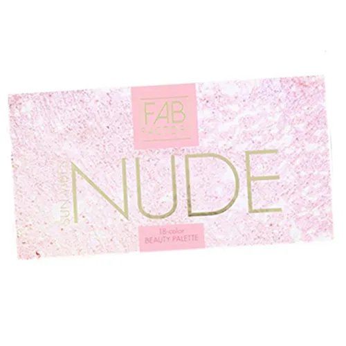 Fab Factory Nude Eyeshadows Palette (Paleta cieni do powiek) - 1