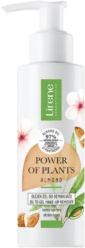 Lirene Dermoprogram Power of Plants, Olejek-żel do demakijażu `Almond`