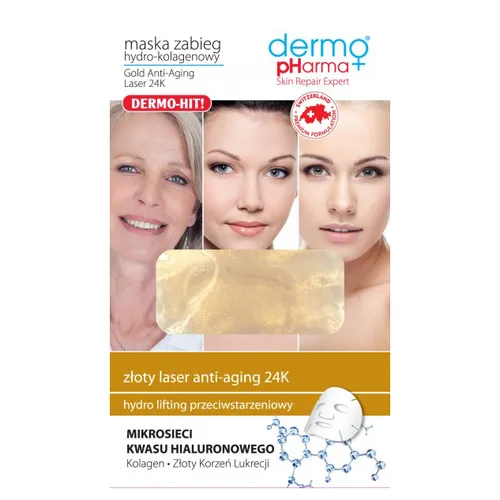 Dermo Pharma Skin Repair Expert, Maska zabieg hydro-kolagenowy 'Hydro lifting przeciwstarzeniowy'