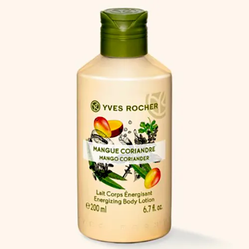 Yves Rocher Les Plaisirs Nature, Lait Corps Energisant Mangue & Coriandre (Energizujące mleczko do ciała `Mango i kolendra`) - 1