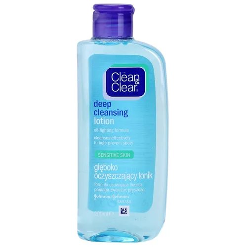 Clean & Clear Głęboko oczyszczający tonik do skóry wrażliwej